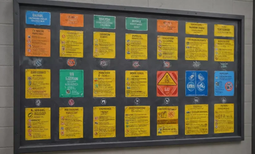 Przepisy dotyczące instrukcji bezpieczeństwa i tablic informacyjnych