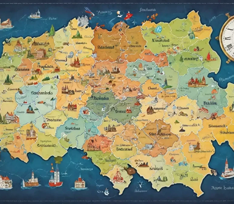 Porównanie czasu podróży między głównymi polskimi a szwajcarskimi miastami